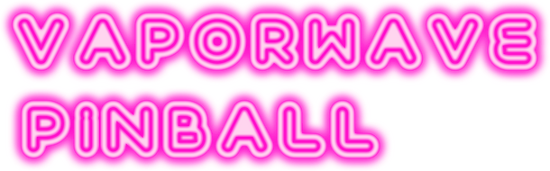 Логотип Vaporwave Pinball