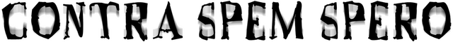 Логотип Contra Spem Spero
