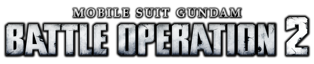 Логотип MOBILE SUIT GUNDAM BATTLE OPERATION 2