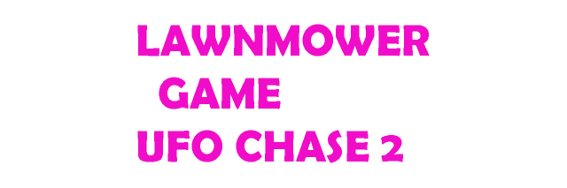 Логотип Lawnmower game Ufo Chase 2
